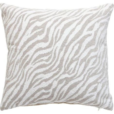 Housse de Coussin Chenille "Jeni" 40x40cm Beige Lin (1/5)