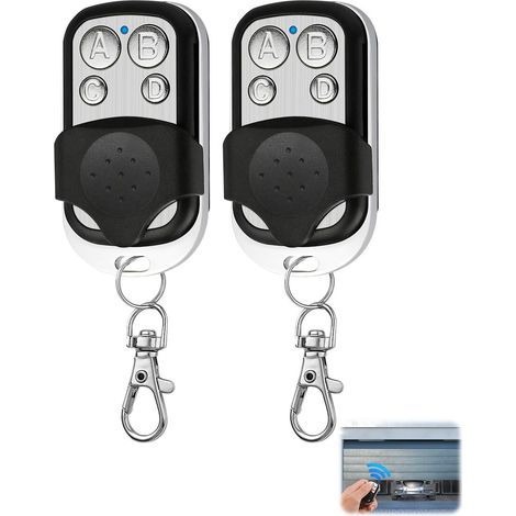 Componenti - 433 MHz - Telecomando - Apriporta per garage - Telecomando universale per porta da garage - Telecomando automatico per porta da garage - Con portachiavi - 4 canali (1/5)