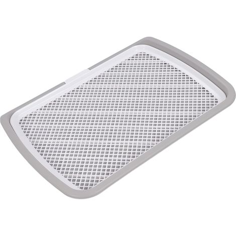 Bac à Litière pour Chien, Plateau de Pot pour Chien, Dressage de Toilettes pour Chien, Support pour Pipi, Support pour Pipi pour Chiot, Plateau en Maille, Plateau de Toilette (1/5)