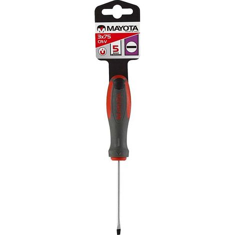 Cacciavite a taglio 3x75 cr-v