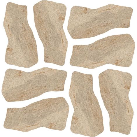Carrelage effet Pierre Quartzite Beige Doré Dalle C 109x55x2 cm Salvero - Sol extérieur (vendu par carton de 0,431 m²) - RO'MA CARRELAGE (1/4)