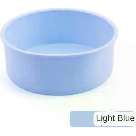 Moule à gâteau rond en silicone. Matériau en silicone antiadhésif. Démoulage facile. Les résidus ne s'y incrustent pas après nettoyage. (1/4)