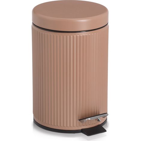 Mülleimer aus Metall für das Badezimmer BRASS TONE, 3 l