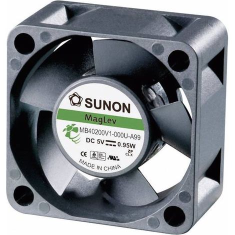 Sunon MF40200V2-1000U-A99 Ventola assiale 5 V/DC 13.08 m³/h (L x L x A) 40 x 40 x 20 mm