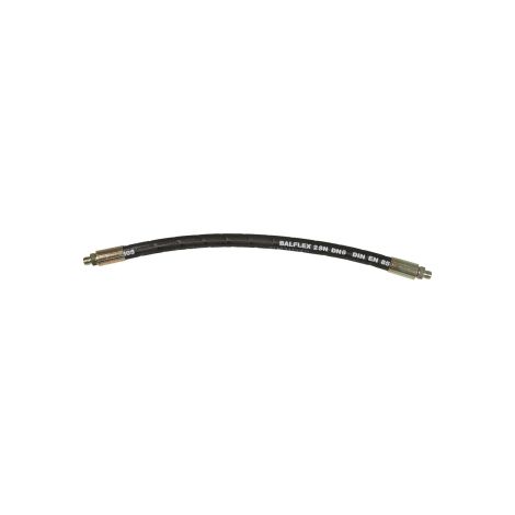 Raccordo flessibile per ingrassaggio con treccia in acciaio 500 mm