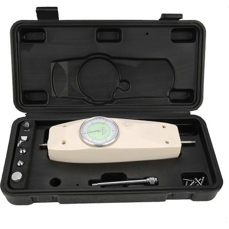 Dynamomètre analogique 100 N, appareil de mesure de force pour essais de traction et de compression. (1/4)
