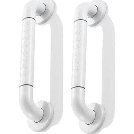 Poignée douche ventouse, Barre D'appui WC en acier Inoxydable avec Fluorescence, 40 cm (1/4)