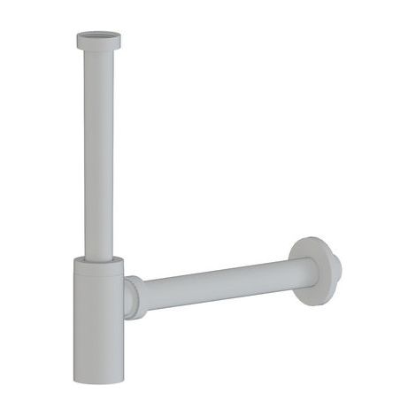 SIFONE TONDO IN ABS PER LAVABO- 11/4 Bianco Lucido- GOPLA- pezzi 1