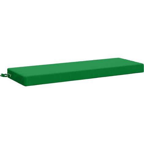 Bench Cushion SOEST 100% Polyester Green 100 x 40 x 8 cm vidaXL (1/5)