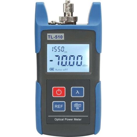 Optical Power Meter High-Precision Optical Power Detector Measuring Instrument 70+10dBm (battery not included)