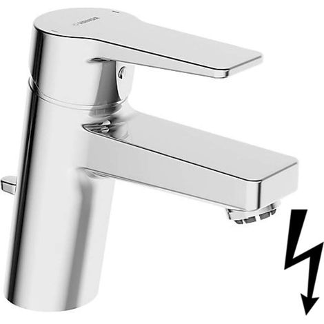 HANSA HANSATWIST Mitigeur de lavabo, basse pression, avec vidage, (1/3)