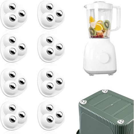 Household appliance with universal adhesive casters, 8 small pieces, 360° casters for appliances (1/5)