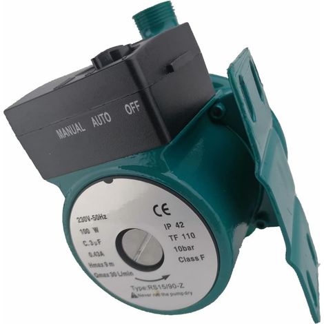 Pompe de pression d'eau chaude automatique pour la maison, 230 V/50 Hz, 9 m, douche, pour pompe à eau chaude solaire (1/5)