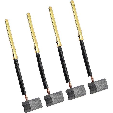 445861-03 445861-25 Jeu de balais de charbon pour DeWalt DW402 DW421 - Kit de remplacement pour outils électriques (paquet de 4) (1/5)