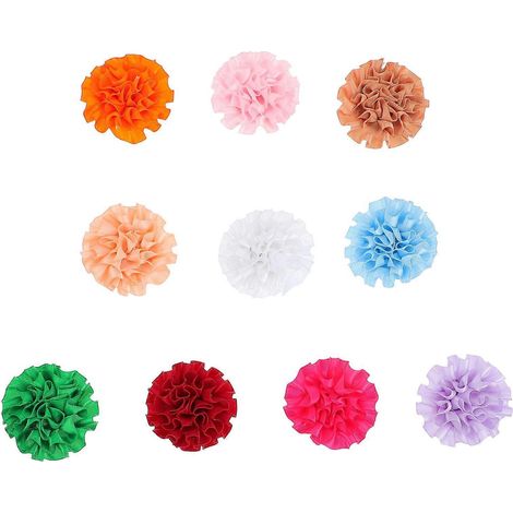 Collar para perros con pajarita de flores, paquete de 30 unidades de colores surtidos. (1/5)