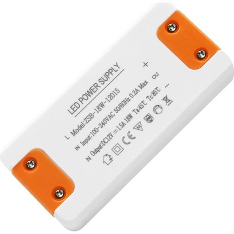 Transformer 220V 12V LED 18W, LED Driver Power Supply 12V 1.5A, 220v 12v Converter, AC to DC Voltage Converter Constant Transfo Adapter for G4, GU5.3, MR11, MR16 (18W) (1/5)