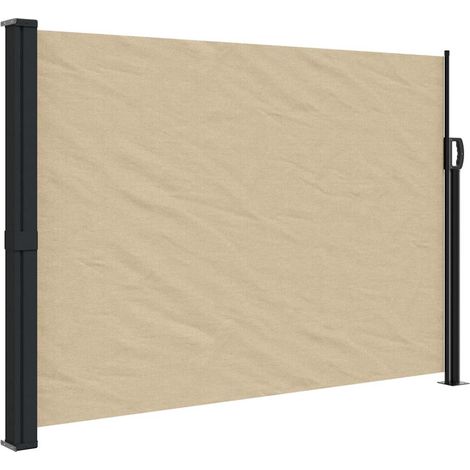 Toldo lateral retráctil beige 140x300 cm vidaXL