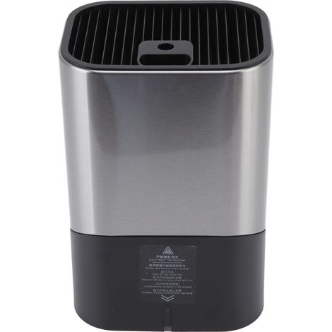 Bloc porte-couteaux à brancher, en acier inoxydable, pour la maison, la cuisine et les restaurants (5 V). (1/5)
