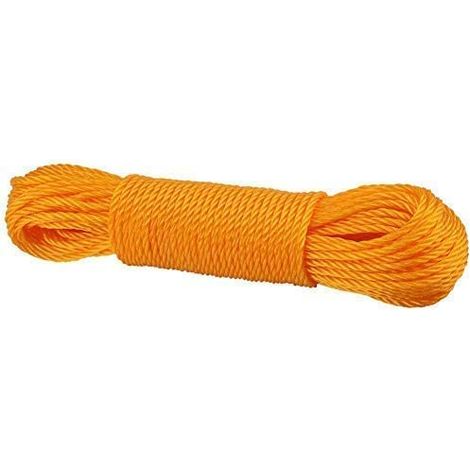 20 m Nylon Corde Corde de Jardinage Corde À Linge Jardin Camping À L'extérieur Corde Tout Usage pour Le Jardinage l'agriculture pour la Corde à Linge, Jardinage, Cordon de Toit(Orange) (1/5)