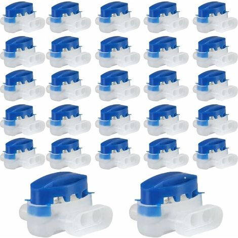 40 PCS Connecteurs Cable Robot Tondeuse Remplis de Gel Résine Original, Connecteurs Étanche 314 Pour Connecteurs Robot Tondeuse Automower- Étanches, Sûrs, Dénudage Inutile (1/5)