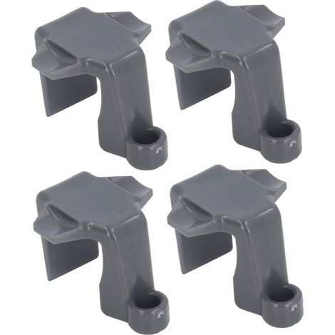 4 Pièces Attaches de Fender pour Bateau, Support de Pare-battage Réglable Facilement pour Pontons et Rails (1/5)