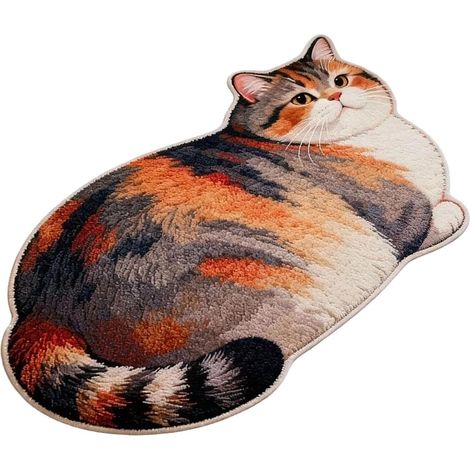 Cat Bath Mat Absorbent Washable Floor Carpet Nonslip