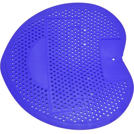 Urinalsieb, verstopfungsfrei, langlebig, spritzwassergeschützt, Urinal-Deodorant für Badezimmer, Büro, Restaurant, Blau (1/5)