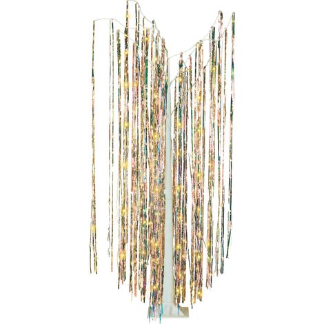Albero artificiale con luci LED Natale Vibe per esterni e interni in stile Scandinavian Interiors preilluminato da 163 cm Multicolore Boren (1/5)