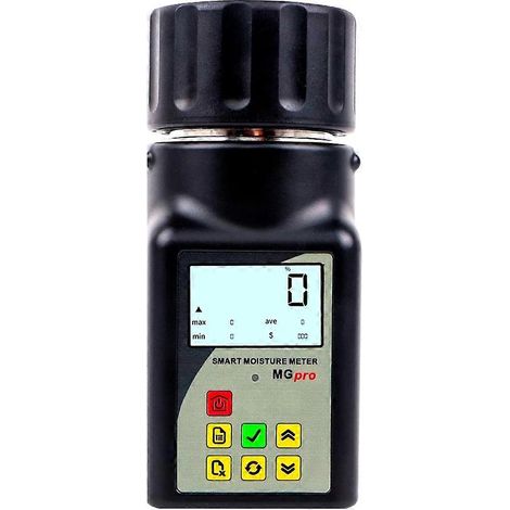 MG-Pro Smart Getreidefeuchtigkeitsmesser für 25 Getreidesorten: Mais, Reis, Weizen, Erdnüsse, Kaffeebohnen, Samen, Erbsen – Hygrometer/Feuchtigkeitsmesser (1/5)