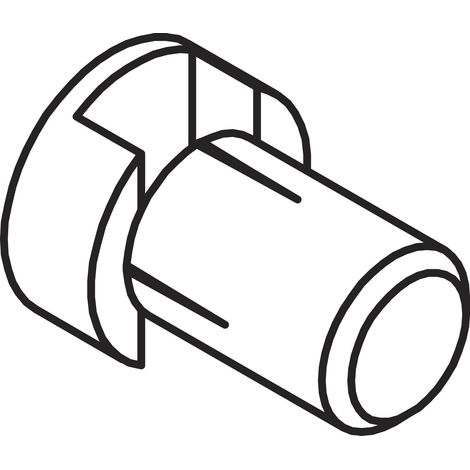ROTO Entwässerungsröhrchen Durchmesser 10 mm Länge 14 mm Kunststoff schwarz (1/2)