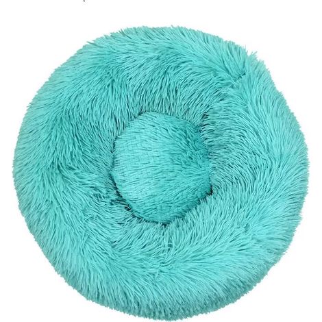 Coussin moelleux lavable pour chat et chien, vert émeraude, 80 cm – DELKEVIC (1/4)