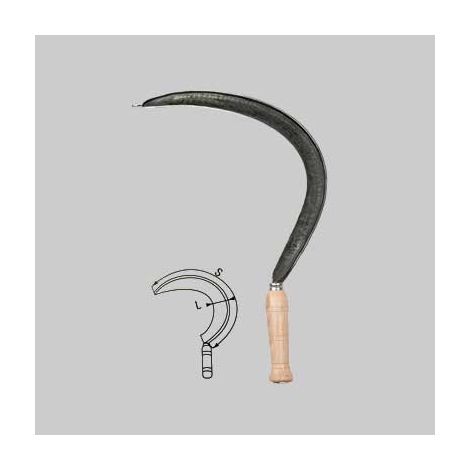 Falciola liscia falci n  2/0 (s415/l27 mm)