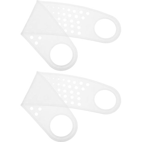Lot de 2 mentonnières dormir silicone – bande lifting incurvée soutien double menton, ceinture remodelage mâchoire légère