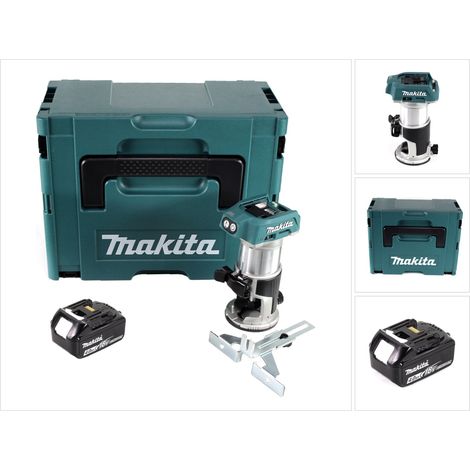 Makita DRT 50 M1J Akku Multifunktionsfräse brushless 18V + 1x Akku 4,0 Ah im Makpac 3 - ohne Ladegerät