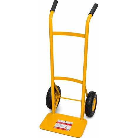 Carrello Portapacchi in Acciaio Trasloco Trasporto Carichi Pesanti Portata 100KG