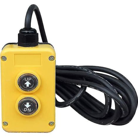 Interrupteur de commande à distance 12 V à 3 fils pour remorque benne basculante, pompes hydrauliques à simple effet, groupes hydrauliques, camions-bennes, dépanneuses, sous-marins (1/5)