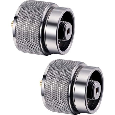 Campingkocher-Adapterteile 1 lb Propangas-Kleintank-Einlass-Auslass-Außenzylinder-LPG-Kanisteradapter
