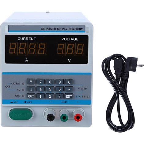Alimentation stabilisée numérique DPS-305BM 30V 5A, régulateur de tension continue CC, source de laboratoire ajustable, bloc d'alimentation précision à affichage digital (1/5)