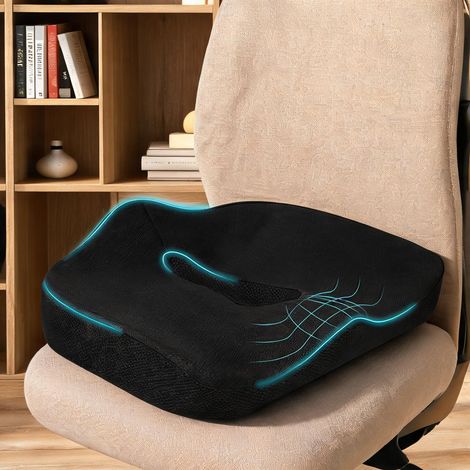 Coussin de chaise orthopédique en mousse à mémoire de forme 44 x (1/5)