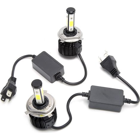 Faro LED H4 6000K 8000LM de alto brillo, resistente al agua IP67, luz alta/baja (1/3)