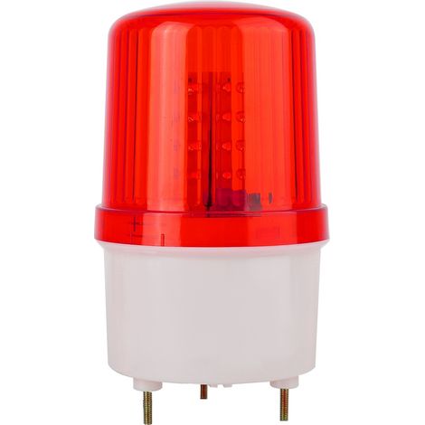 Feu de signalisation clignotant à LED rouge pour entrepôt extérieur (110 V)
