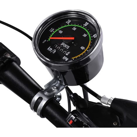 Tachimetro meccanico di precisione per bicicletta, facile da installare, con funzione di tachimetro e contachilometri, progettato specificamente per gli appassionati di ciclismo. (1/4)