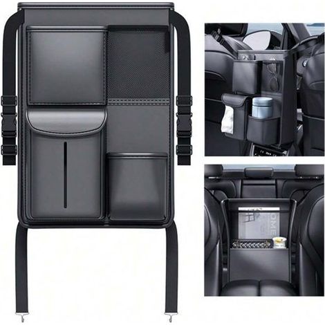 Sac de rangement pour siège arrière de voiture, sac de rangement pour coffre de voiture (organisateur de siège arrière, organisa (1/5)
