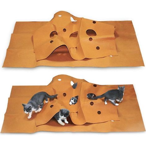 Cat maze, pet play mat, training mat, cat litter mat 120 x 90 cm