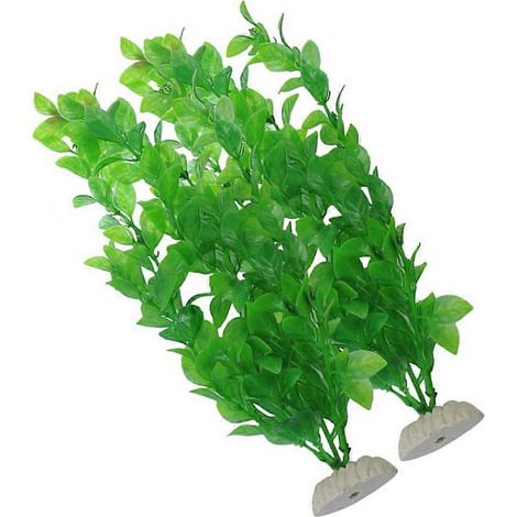 Fake Plants for Fish Tank Decoration Artificial Aquarium Plant 4Pcs (1/2)