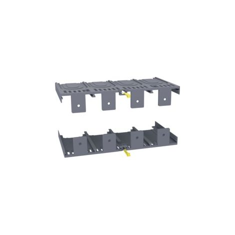 2 Calotte Attacchi Posteriori/Vers Rimovibile X/P630 4P ( Hager Cod. Hyw026H )