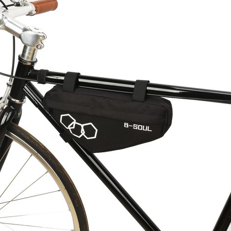 (1 Stück) Starre Dreieckstasche für Mountainbikes, Werkzeugtasche für Rennräder, Frontgepäckträgertasche, Oberrohrtasche