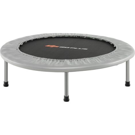 Mini fitness trampolin faltbar 97 cm 150 kg tragkraft grau