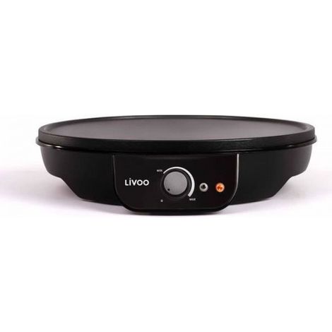 Crepiere Electrique LIVOO DOP196 30cm 1000W - Noir (1/4)