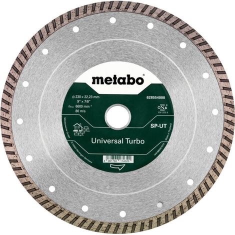 Meule de tronçonnage diamantée 230x22,23mm, SP-UT, Universal Turbo SP (628554000)